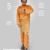 1 Stel Baju Melayu Teluk Belanga Pria S-XXXL - Gambar 2